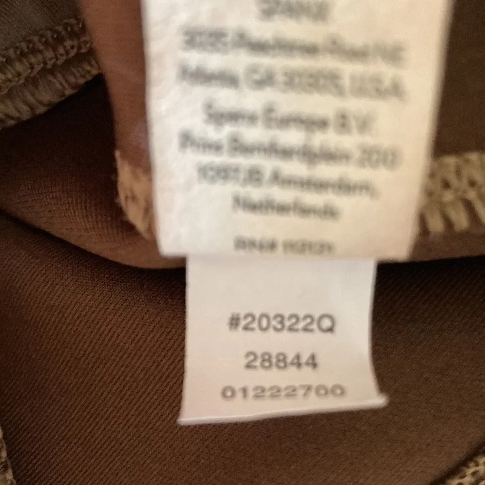Spanx Faux Suede Leggings Camel Size Medium - Picture 13 of 14